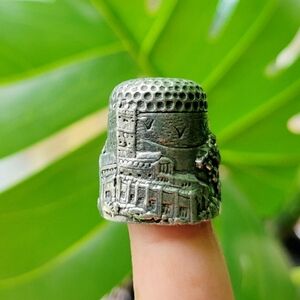 Vintage Welsh St Davids Wales Metal Thimble